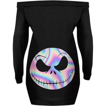 Load image into Gallery viewer, Personalized Halloween Off Shoulder Dress Custom Name Gift
