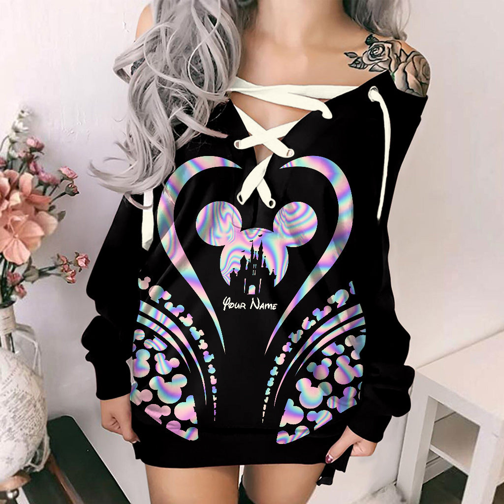 Personalized Off Shoulder Dress Custom Name for Birthdays & More