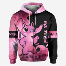 Load image into Gallery viewer, Personalized All Over T-shirt and Hoodie for Couples Gift
