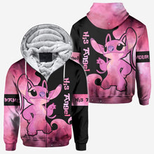 Load image into Gallery viewer, Personalized All Over T-shirt and Hoodie for Couples Gift
