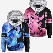 Load image into Gallery viewer, Personalized All Over T-shirt and Hoodie for Couples Gift
