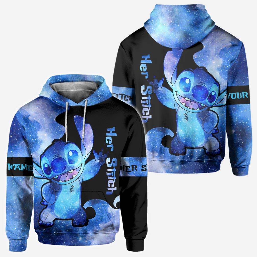 Personalized All Over T-shirt and Hoodie for Couples Gift