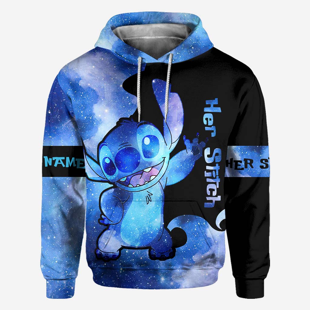 Personalized Couple Hoodie and T-shirt Set Custom Design Gift