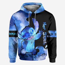 Load image into Gallery viewer, Personalized All Over T-shirt and Hoodie for Couples Gift
