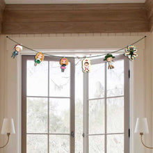 Load image into Gallery viewer, Personalized Christmas Garland 6 Pieces Custom Decor Gift

