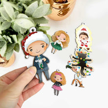 Load image into Gallery viewer, Personalized Christmas Garland 6 Pieces Custom Decor Gift
