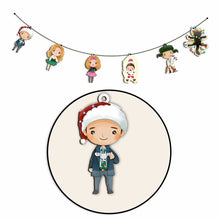 Load image into Gallery viewer, Personalized Christmas Garland 6 Pieces Custom Decor Gift
