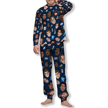 Load image into Gallery viewer, Personalized Christmas Pajamas Set with Custom Name for Couples
