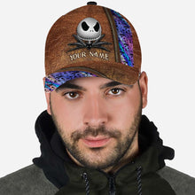 Load image into Gallery viewer, Personalized Classic Cap with Leather Print for Halloween Gift
