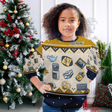 Load image into Gallery viewer, Personalized Christmas Sweater Unique Gift for Boss Custom Name
