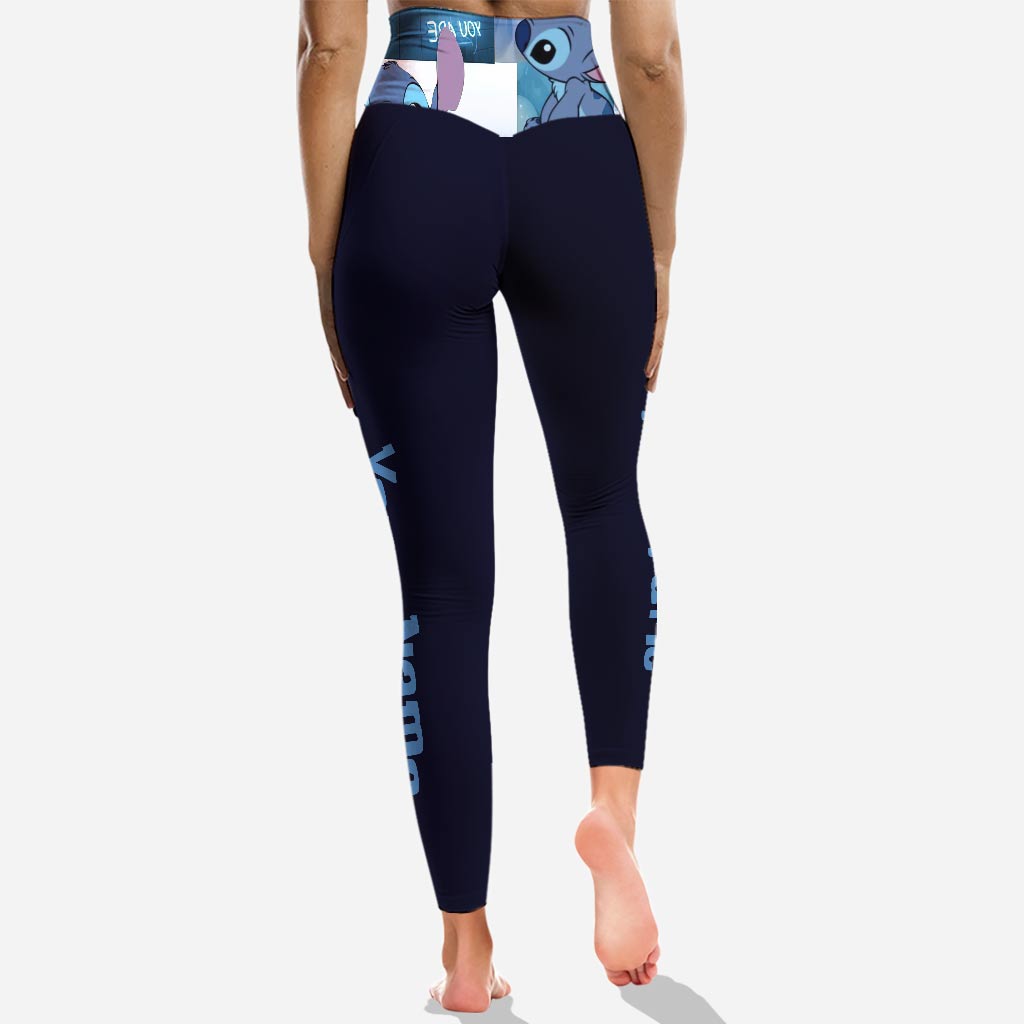 Personalized Ohana Hoodie and Leggings Set for Women - Custom Name Gift