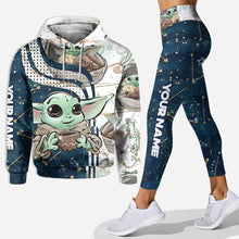 Load image into Gallery viewer, Personalized The Force Hoodie &amp; Leggings Set Custom Name Gift for Kids
