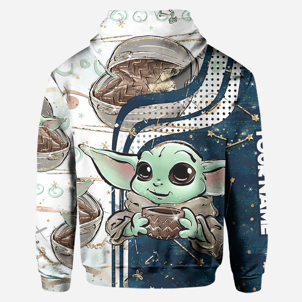 Personalized The Force Hoodie & Leggings Set Custom Name Gift for Kids