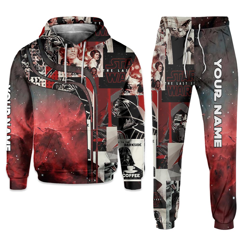 Personalized Dark Side Hoodie & Sweatpants Custom Name Gift