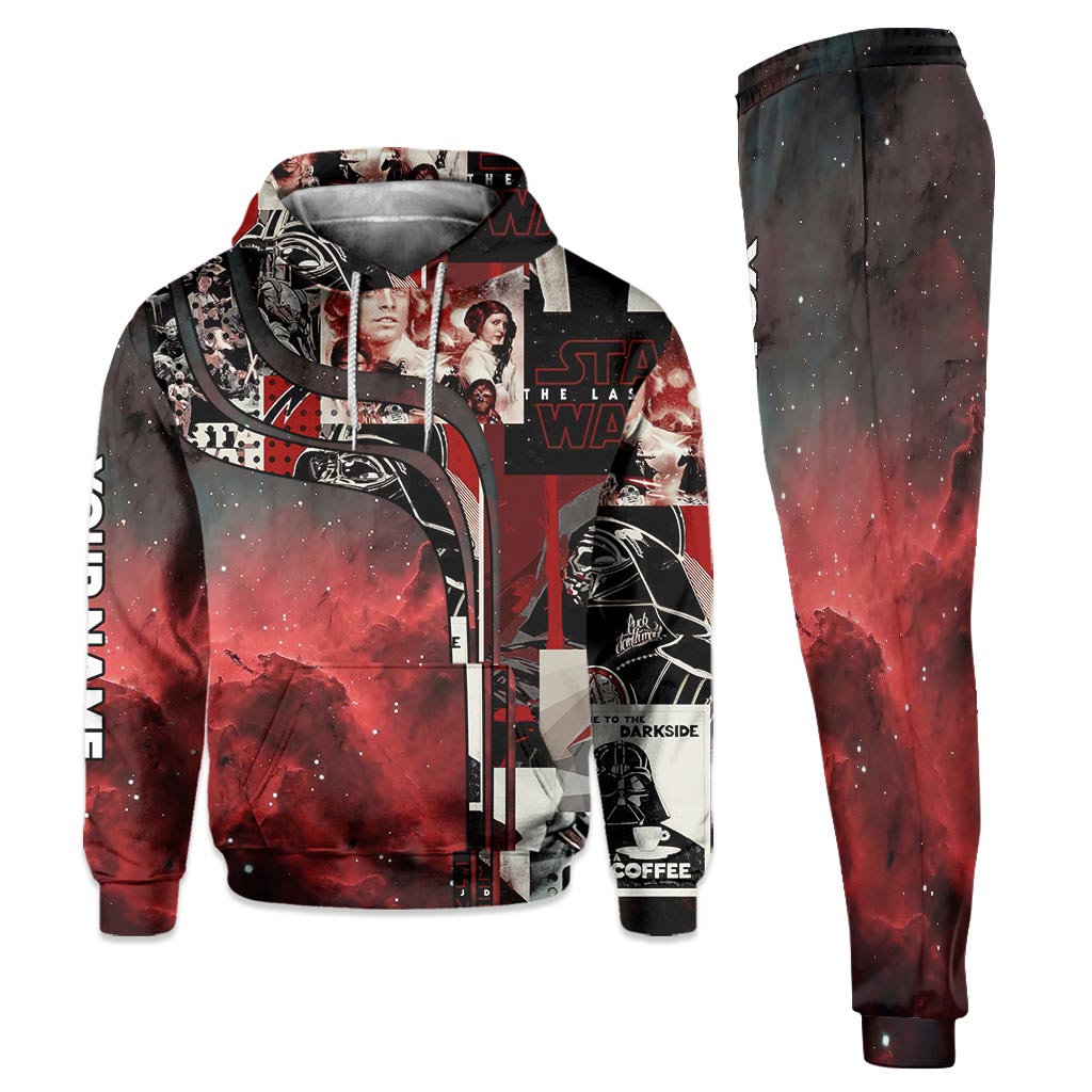 Personalized Dark Side Hoodie & Sweatpants Custom Name Gift