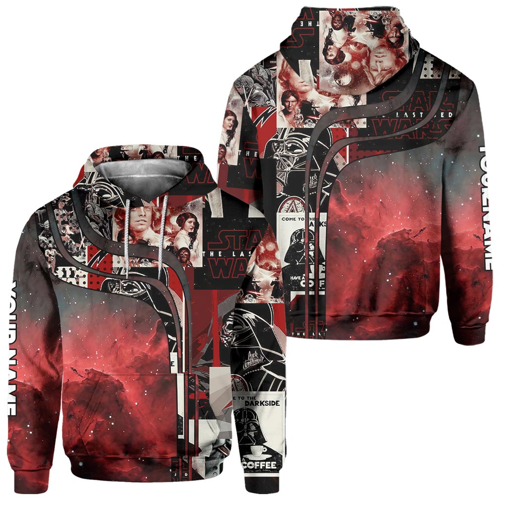 Personalized Dark Side Hoodie & Sweatpants Custom Name Gift