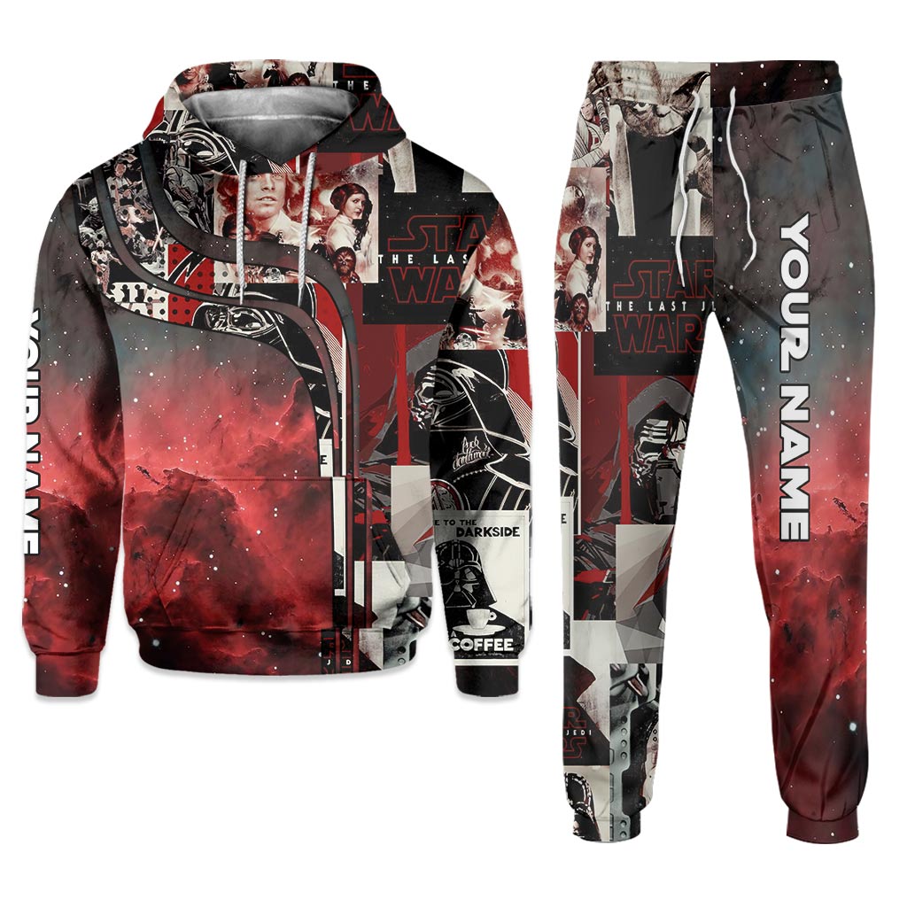 Personalized Dark Side Hoodie & Sweatpants Custom Name Gift