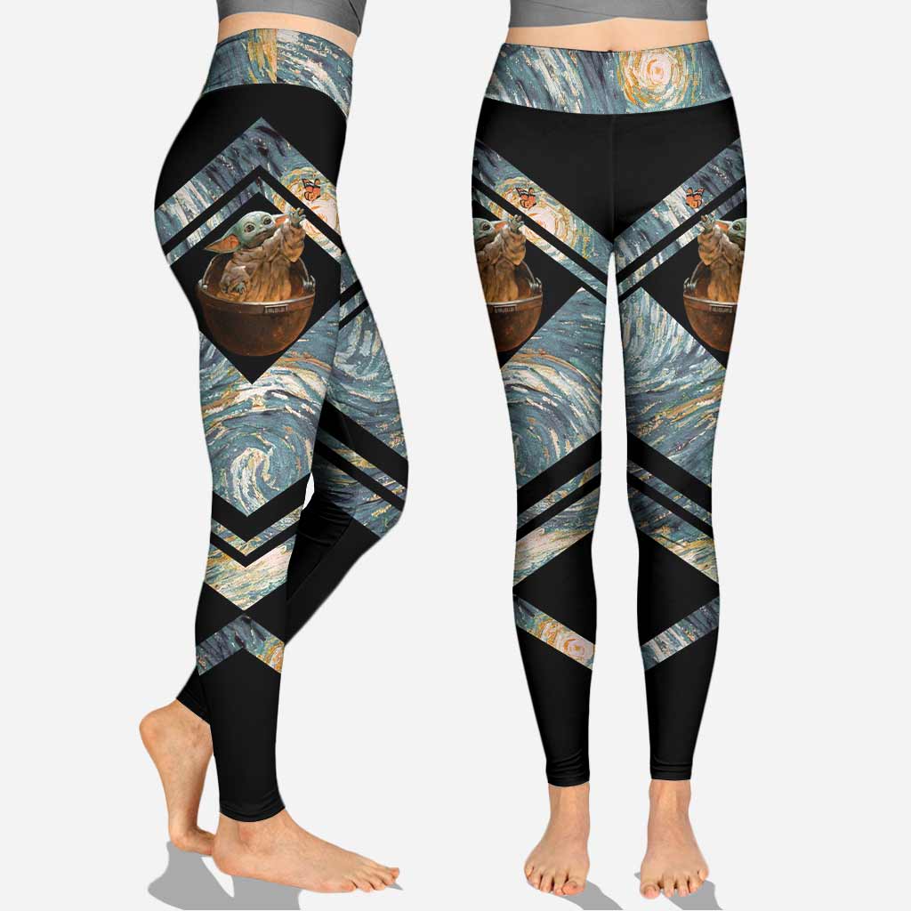 Personalized Starry Night Hoodie & Leggings Set for Kids