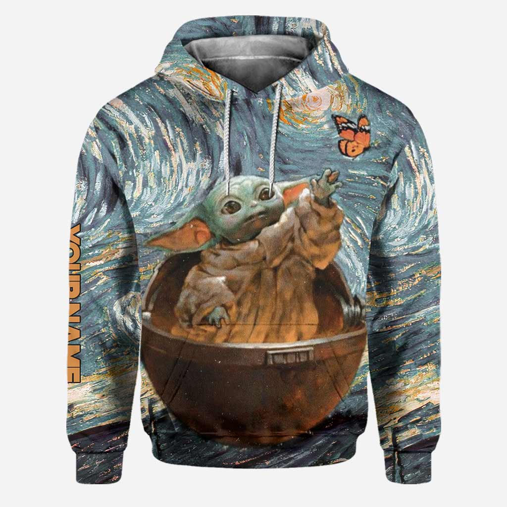 Personalized Starry Night Hoodie & Leggings Set for Kids