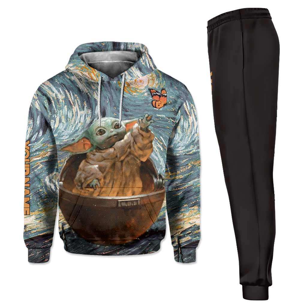 Personalized Starry Night The Force Hoodie & Sweatpants Set