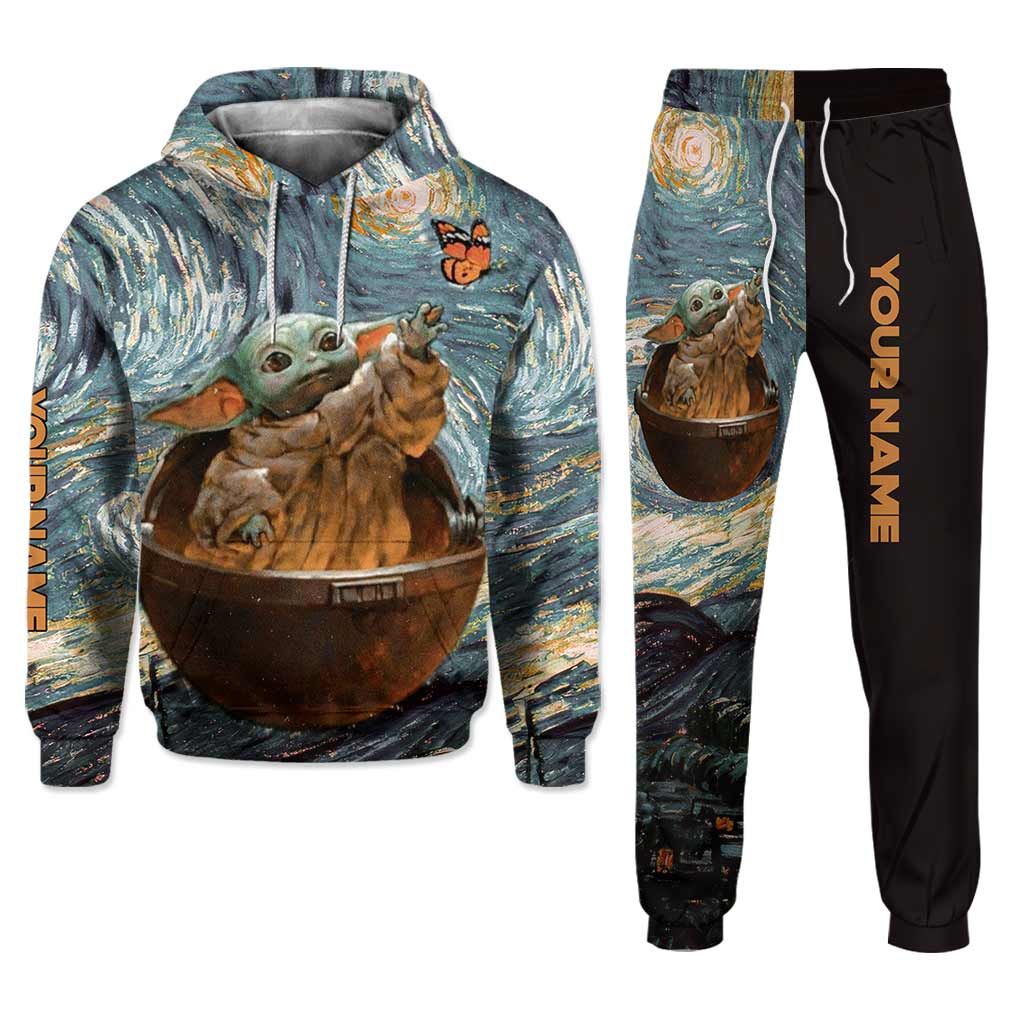 Personalized Starry Night The Force Hoodie & Sweatpants Set