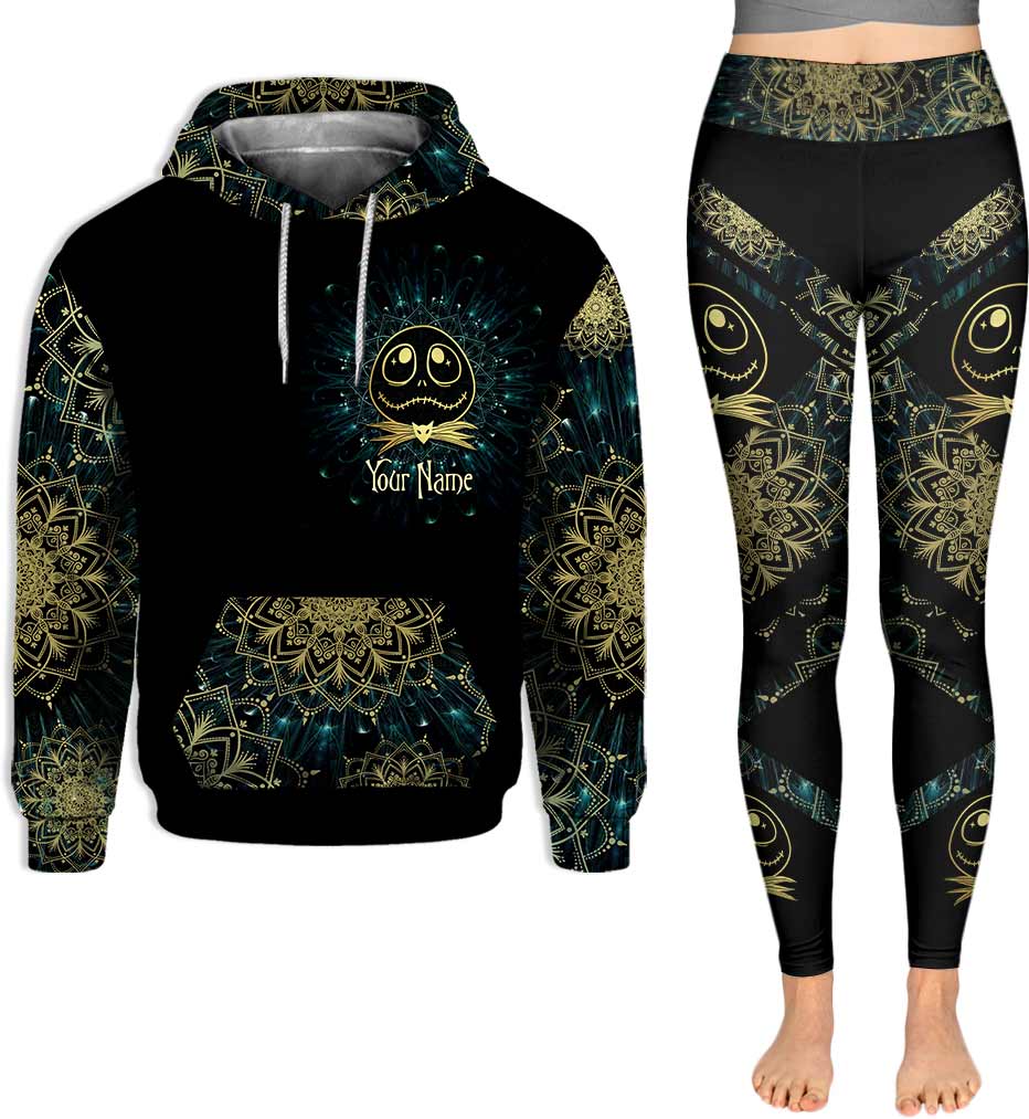 Personalized Hoodie and Leggings Set Custom Name Gift