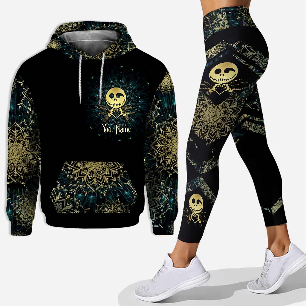 Personalized Hoodie & Leggings Set with Custom Name - Unique Mental Health Gift