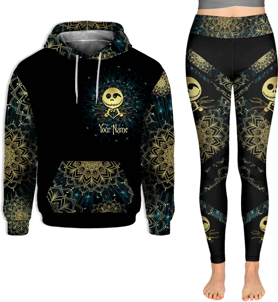 Personalized Hoodie & Leggings Set with Custom Name - Unique Mental Health Gift