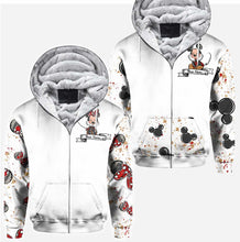 Load image into Gallery viewer, Personalized Mouse Ears Hoodie &amp; T-Shirt Set for Couples - Unique Gift Idea
