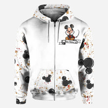 Load image into Gallery viewer, Personalized Mouse Ears Hoodie &amp; T-Shirt Set for Couples - Unique Gift Idea
