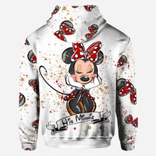 Load image into Gallery viewer, Personalized Mouse Ears Hoodie &amp; T-Shirt Set for Couples - Unique Gift Idea
