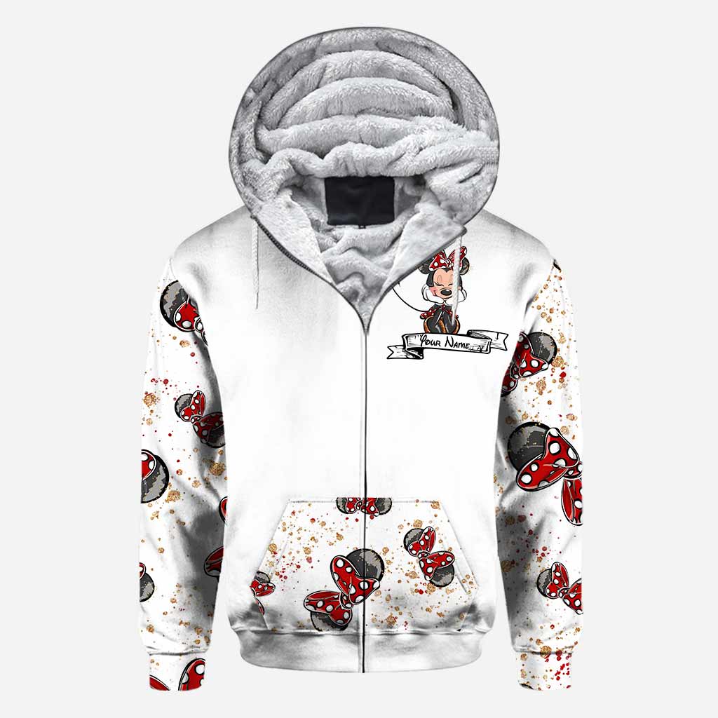 Personalized Mouse Ears Hoodie & T-Shirt Set for Couples - Unique Gift Idea