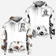 Load image into Gallery viewer, Personalized Nightmare Couple All Over T-Shirt &amp; Hoodie Gift
