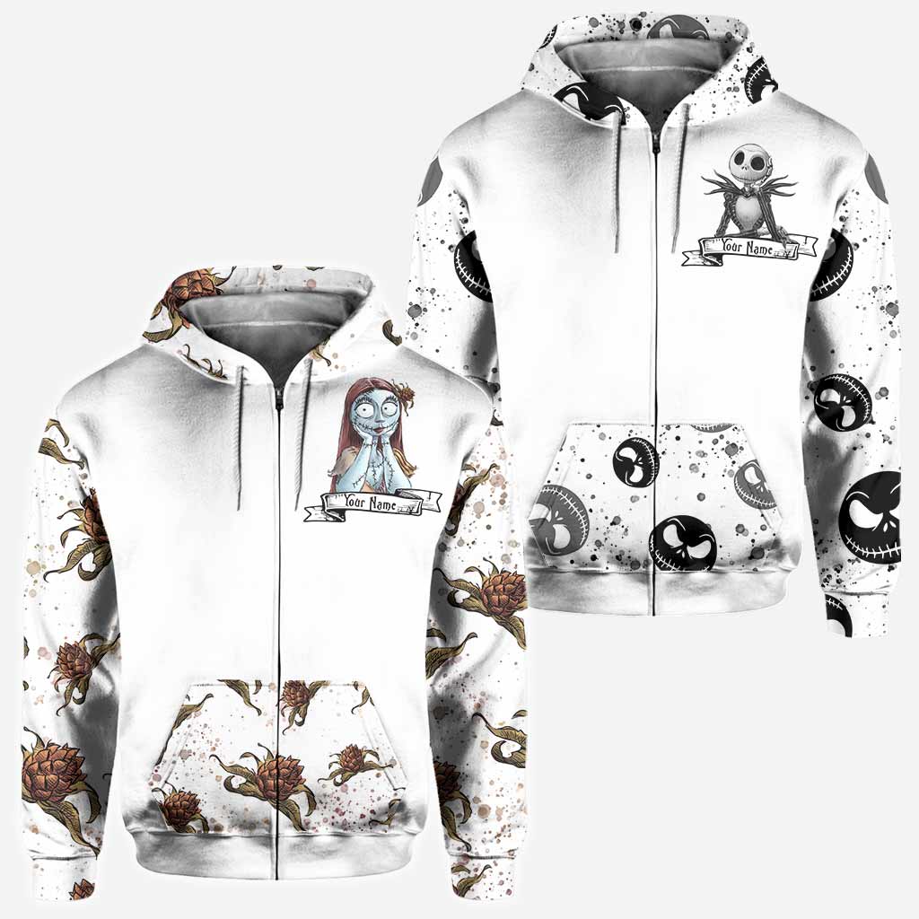 Personalized Nightmare Couple All Over T-Shirt & Hoodie Gift