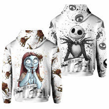 Load image into Gallery viewer, Personalized Nightmare Couple All Over T-Shirt &amp; Hoodie Gift
