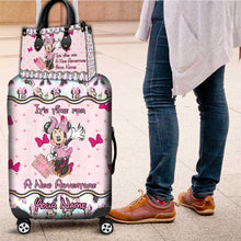 Load image into Gallery viewer, Personalized Leather Handbag &amp; Luggage Cover Adventure Gift
