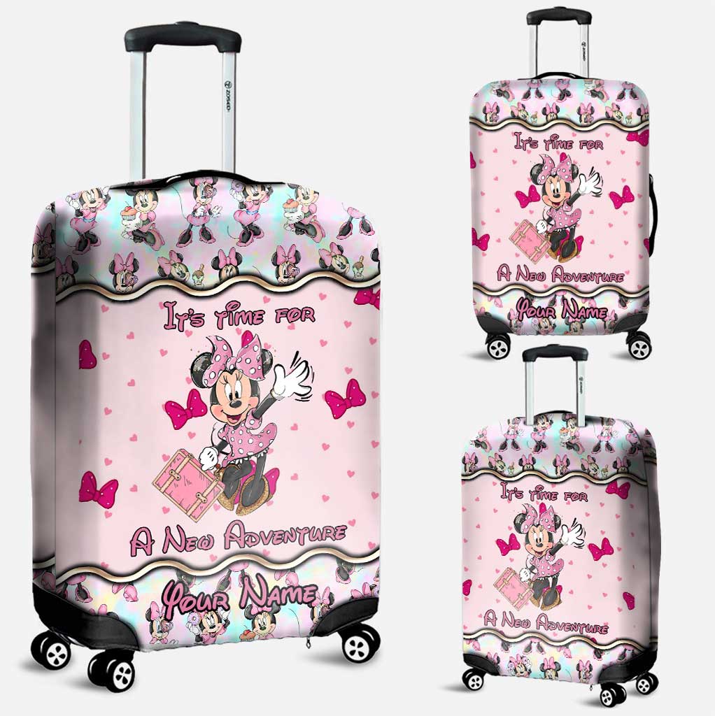 Personalized Leather Handbag & Luggage Cover Adventure Gift