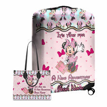 Load image into Gallery viewer, Personalized Leather Handbag &amp; Luggage Cover Adventure Gift
