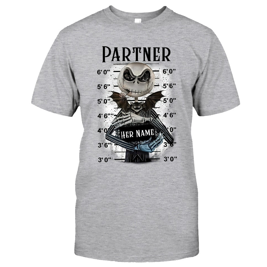 Personalized Partner In Crime T-shirt & Hoodie Gift for Couples