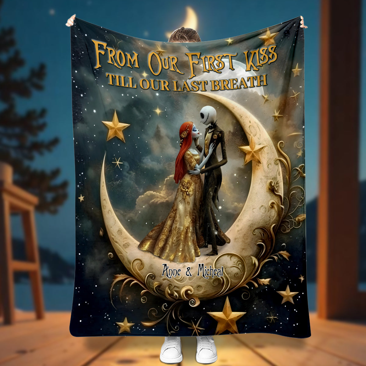 Personalized Nightmare Blanket Last Breath Engagement Wedding Gift