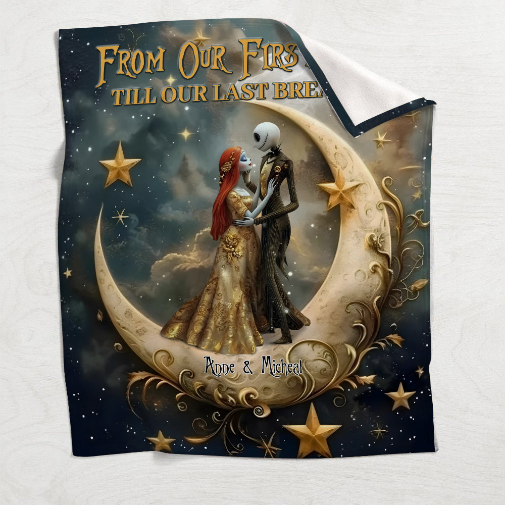 Personalized Nightmare Blanket Last Breath Engagement Wedding Gift