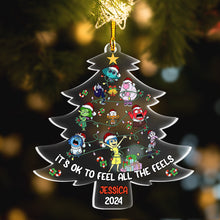 Load image into Gallery viewer, Personalized Acrylic Christmas Ornament Custom Name Gift

