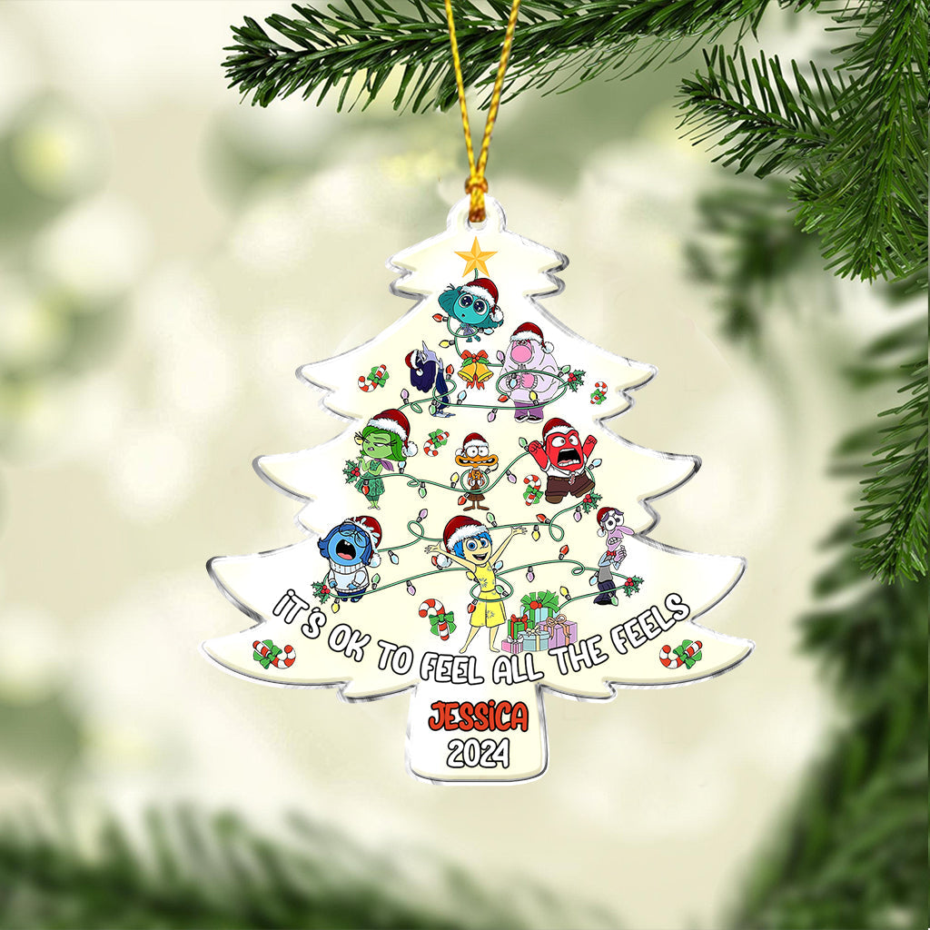 Personalized Acrylic Christmas Ornament Custom Name Gift