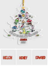 Load image into Gallery viewer, Personalized Acrylic Christmas Ornament Custom Name Gift
