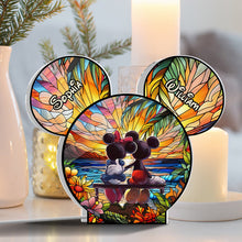 Load image into Gallery viewer, Personalized Mouse Shaped Light Box Custom Name Gift for Couples
