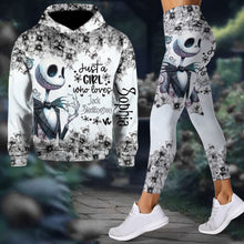 Load image into Gallery viewer, Personalized Nightmare Before Christmas Hoodie &amp; Leggings for Girls
