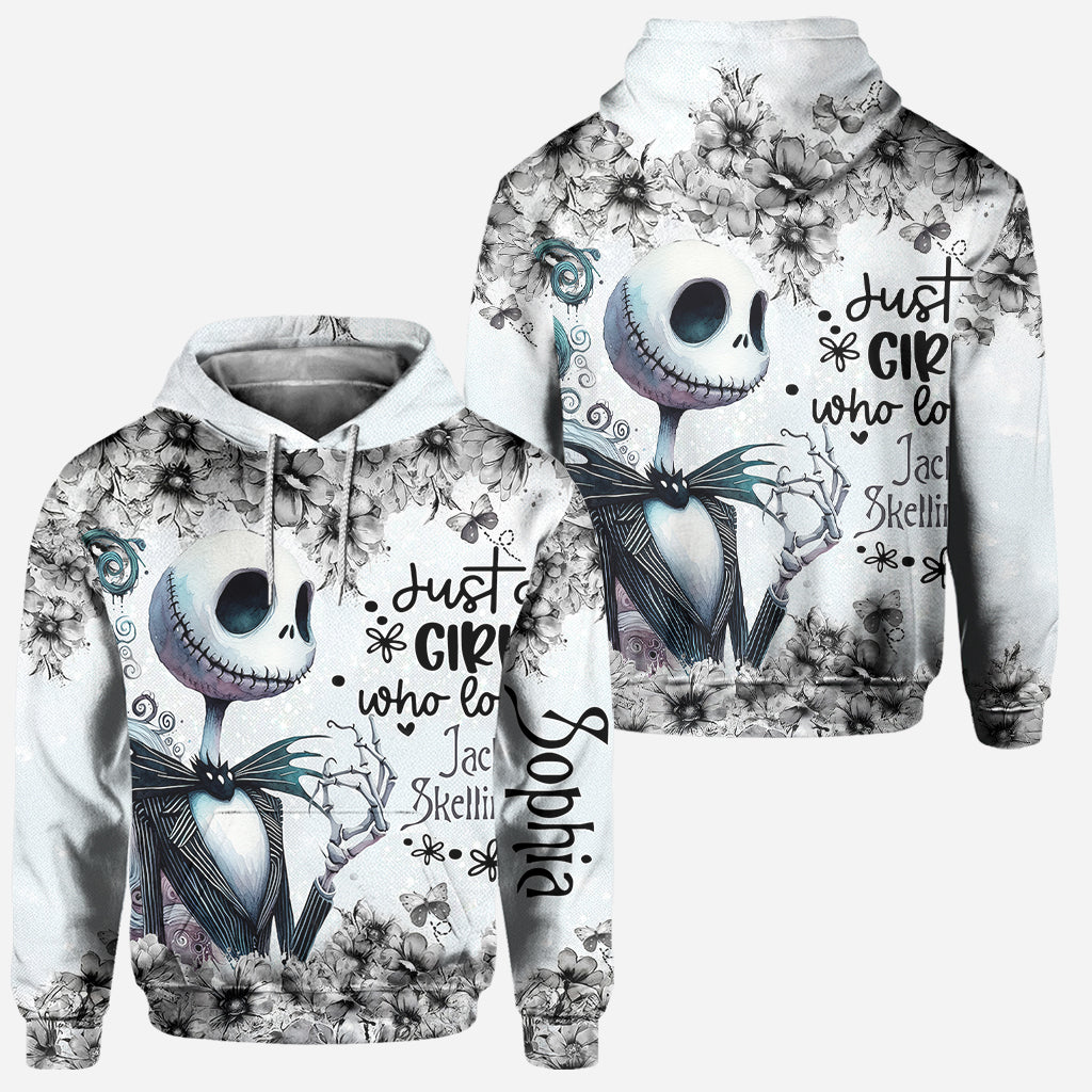 Personalized Nightmare Before Christmas Hoodie & Leggings for Girls