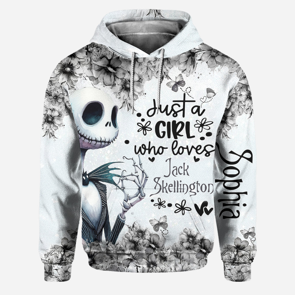 Personalized Nightmare Before Christmas Hoodie & Leggings for Girls