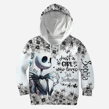 Load image into Gallery viewer, Personalized Nightmare Before Christmas Hoodie &amp; Leggings for Girls
