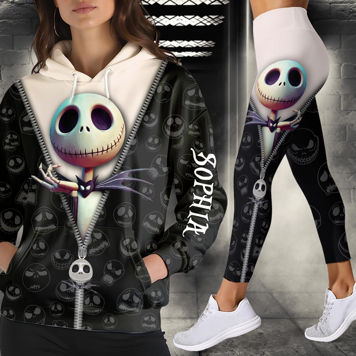 Personalized Nightmare Hoodie & Leggings for Girls | Custom Gifts